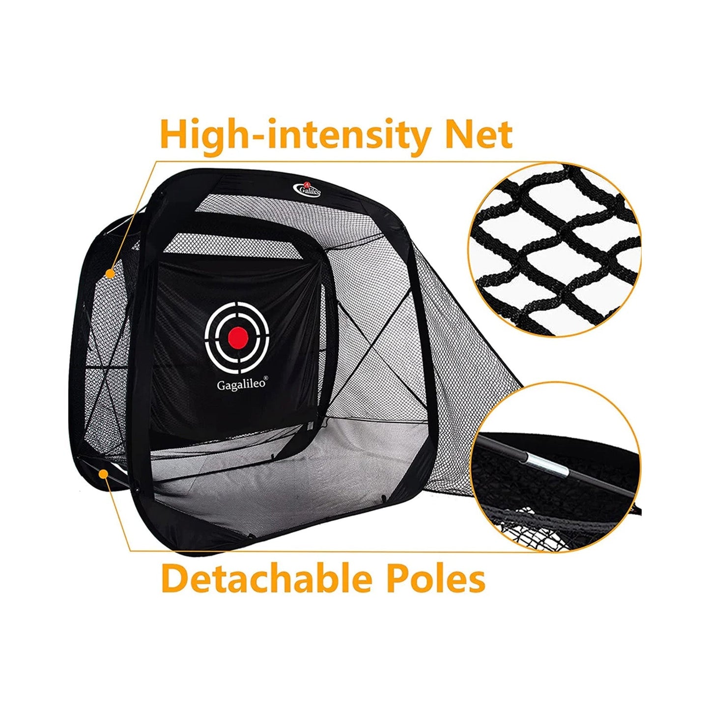 Kapler Popup Golf Net 7'X7'X4'