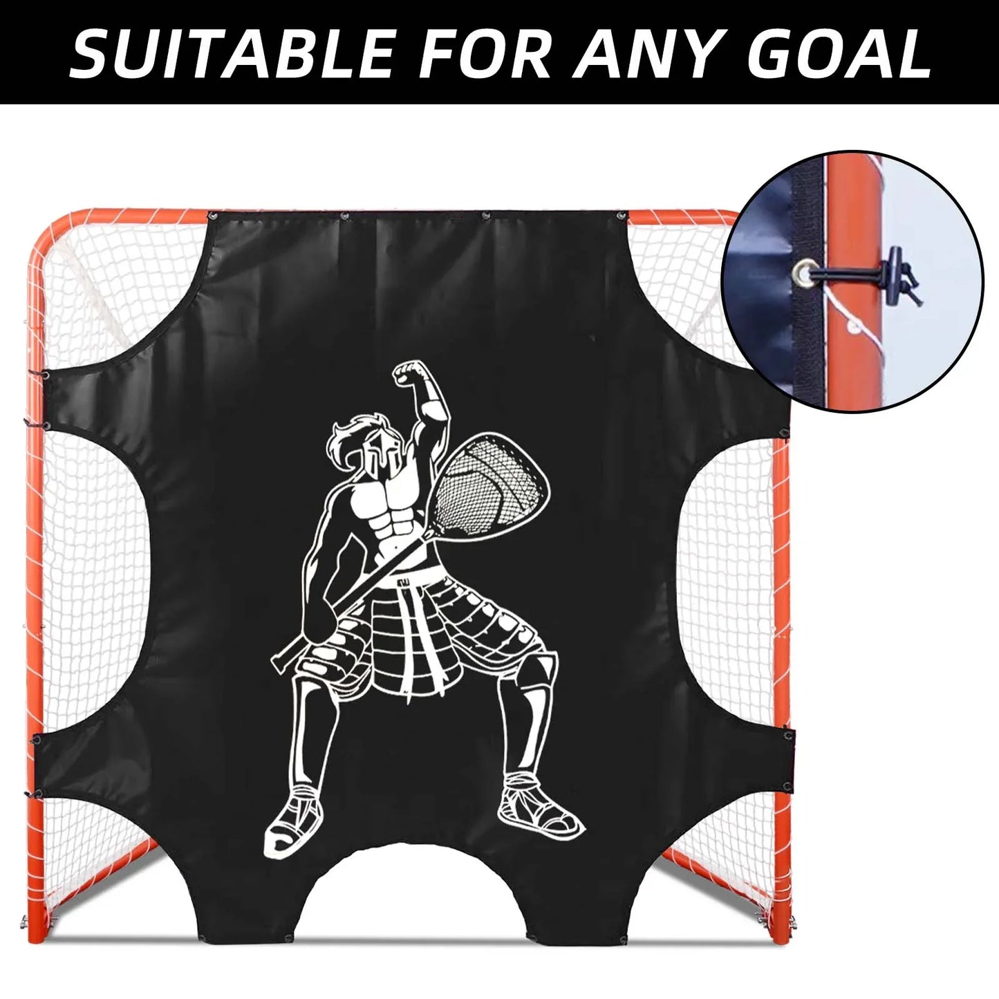 Kapler 6x6FT Lacrosse Goal Targets - Corner Shooting Practice Nets for Standard Size Goals - Precision Training Aid - Kapler Sports