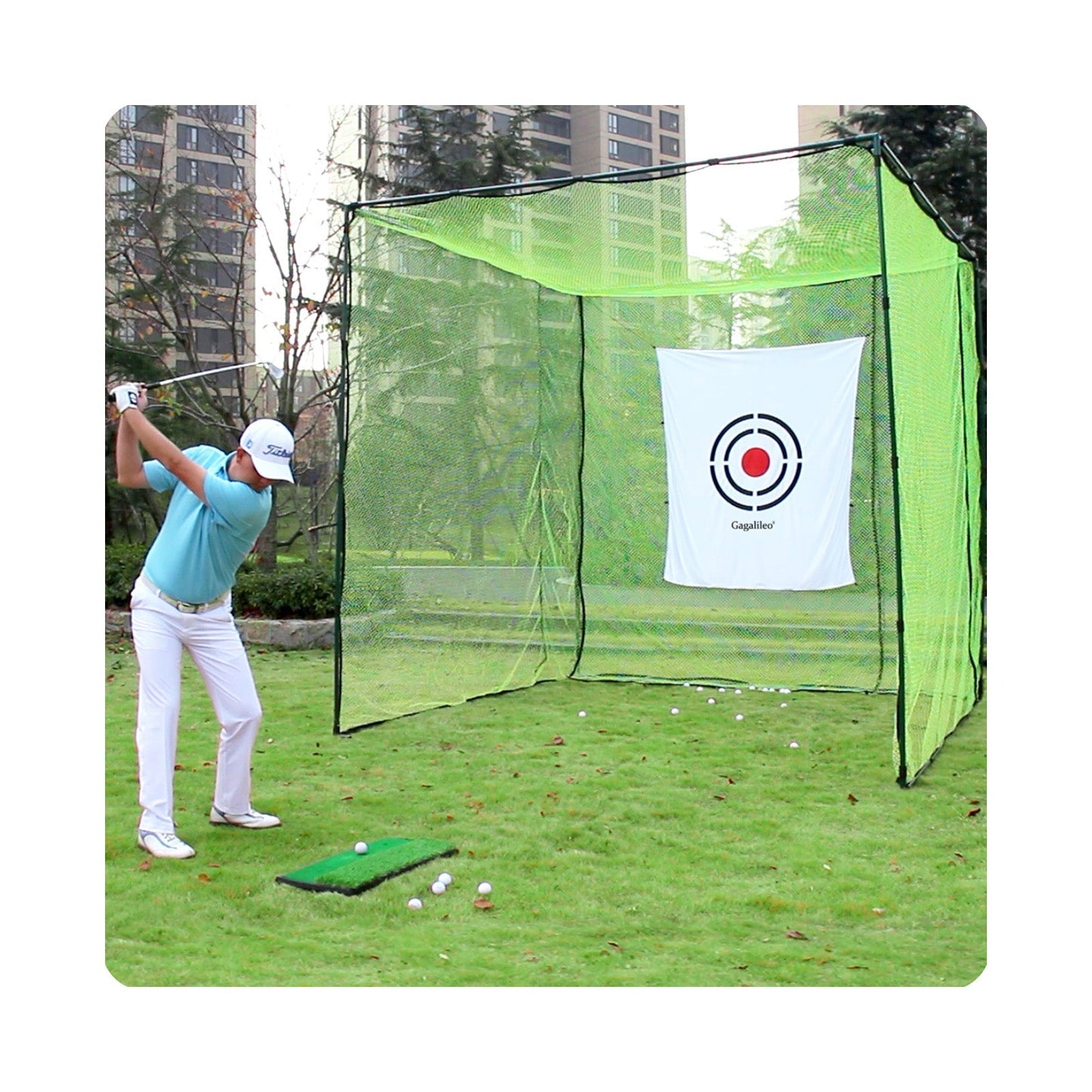 Kapler Golf Practice Cage 10X10X10ft