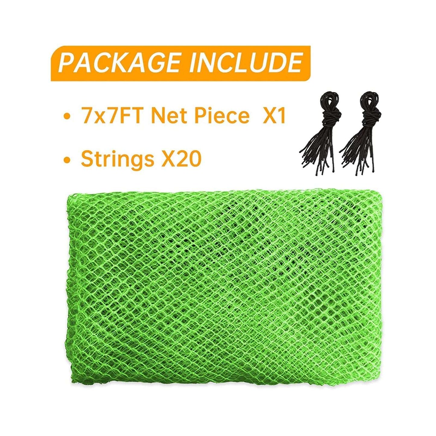 Kapler Golf Cage Replacement Net 7X7ft