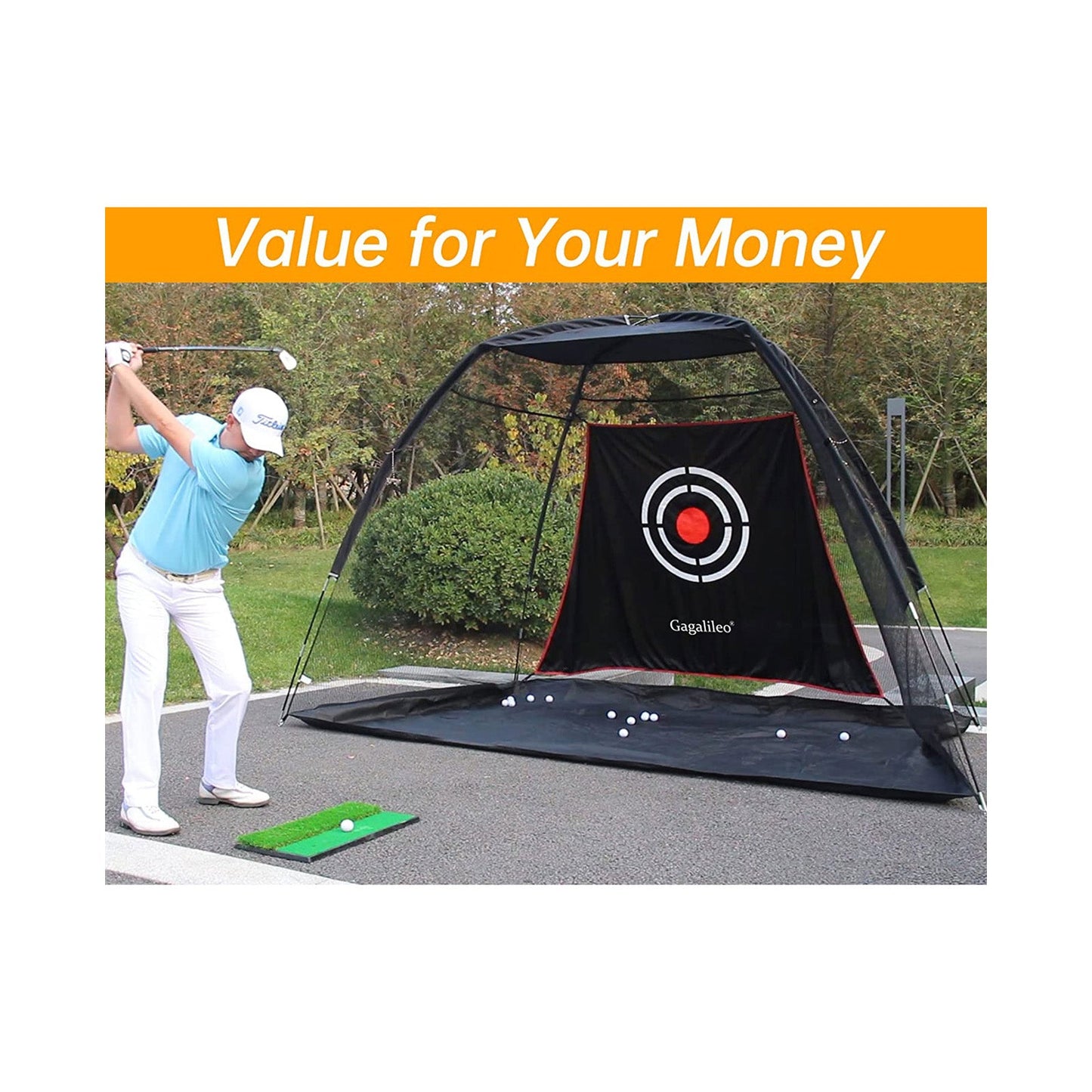 Kapler Backyard Driving Golf Nets 12'X7'X6.6'