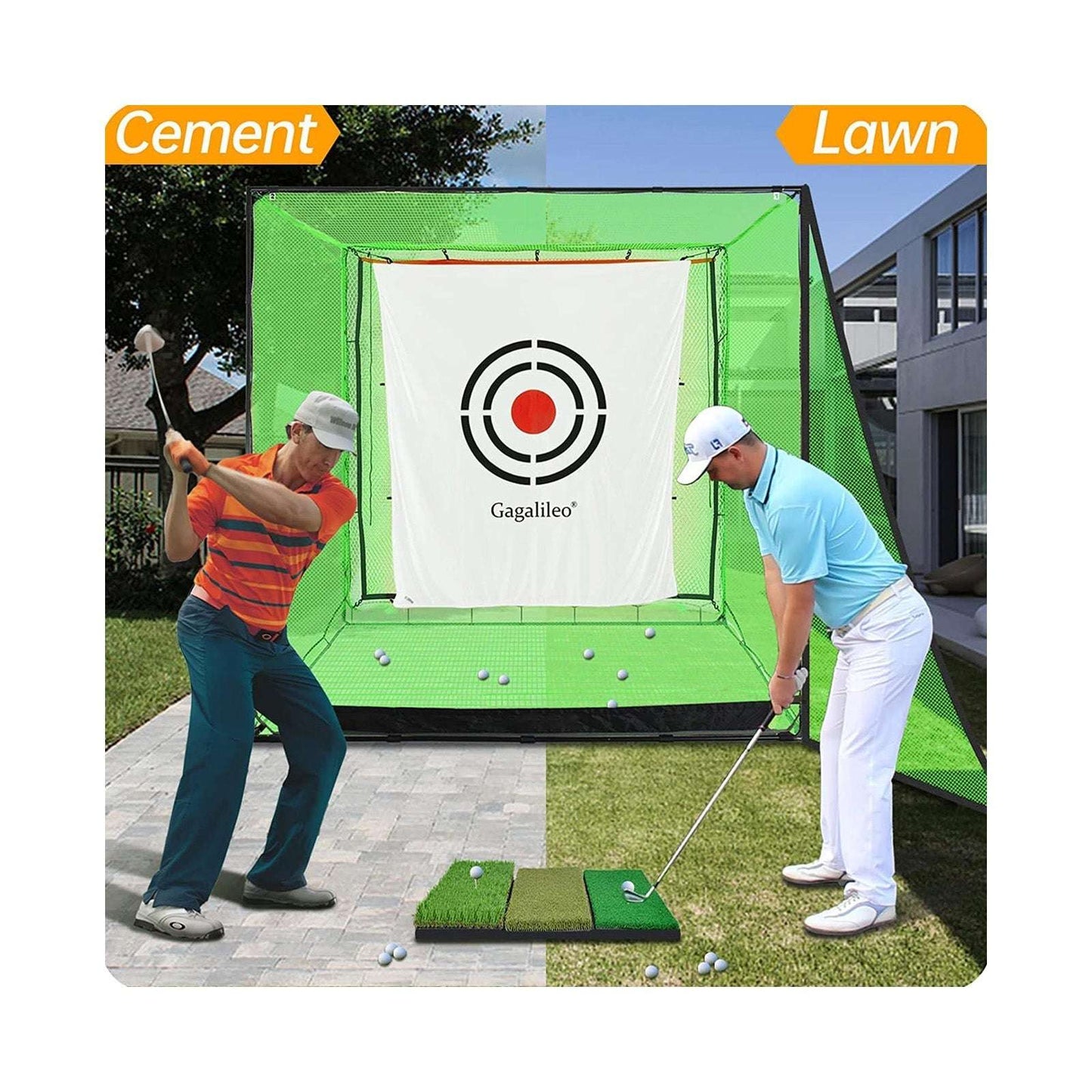 Kapler Golf Hitting Backyard Cage 7X7x7ft