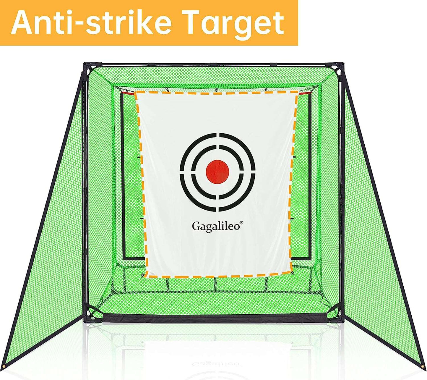 6.6x6.6X3.3 Kapler Golf Net Hitting Cage/ Practice Driving Net/ Backyard