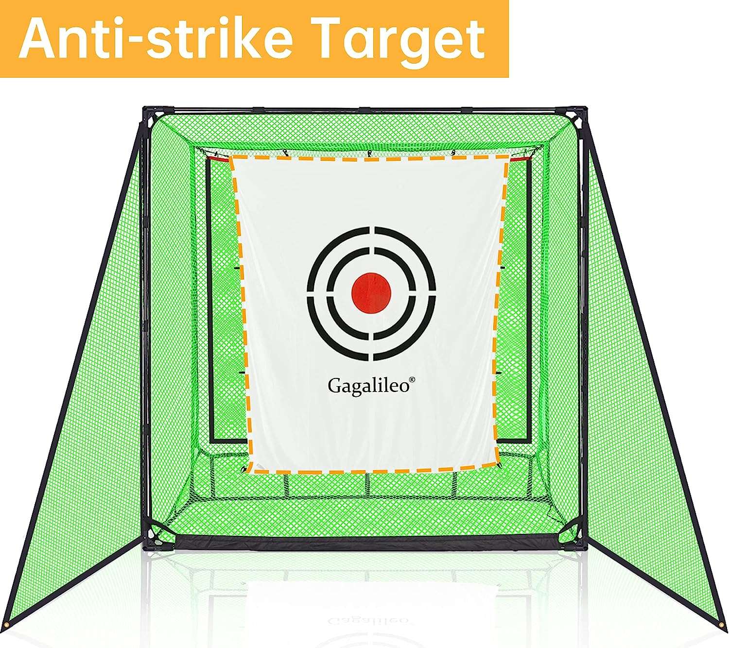 6.6x6.6X3.3 Kapler Golf Net Hitting Cage/ Practice Driving Net/ Backyard