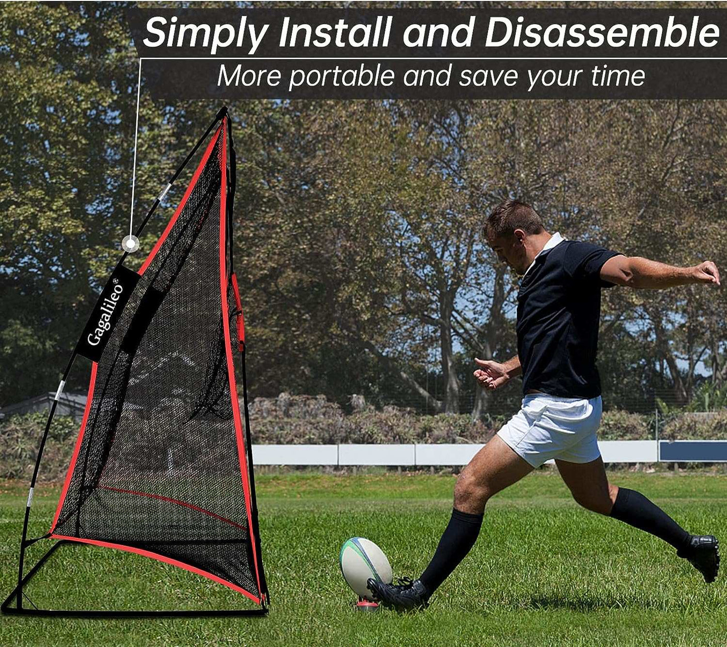 Kapler Football Throwing Net 6x3ft