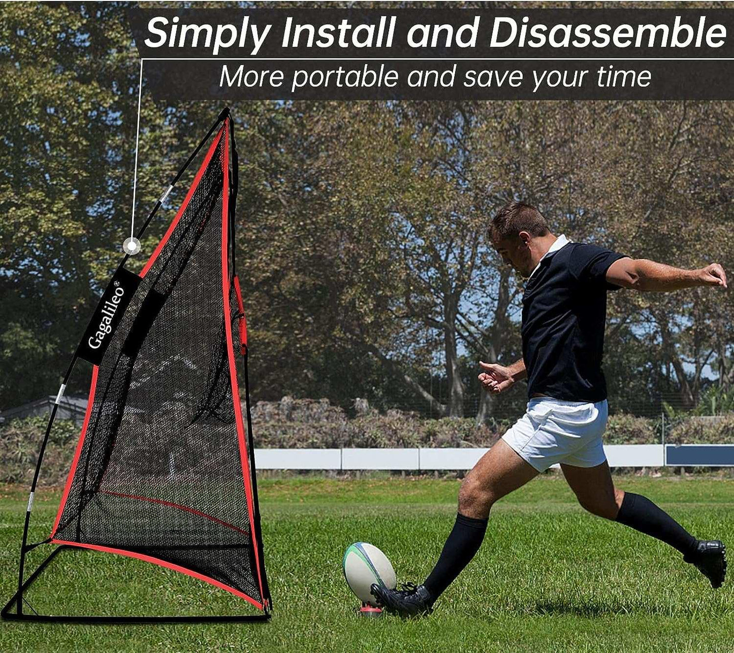 Kapler Football Throwing Net 6x3ft - Kapler Sports