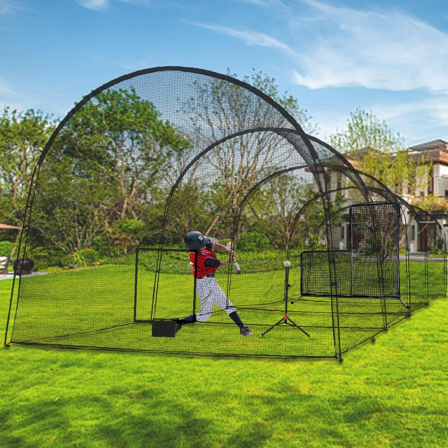 Kapler Baseball and Softball Batting Cage Net 44x12x10FTNet Only