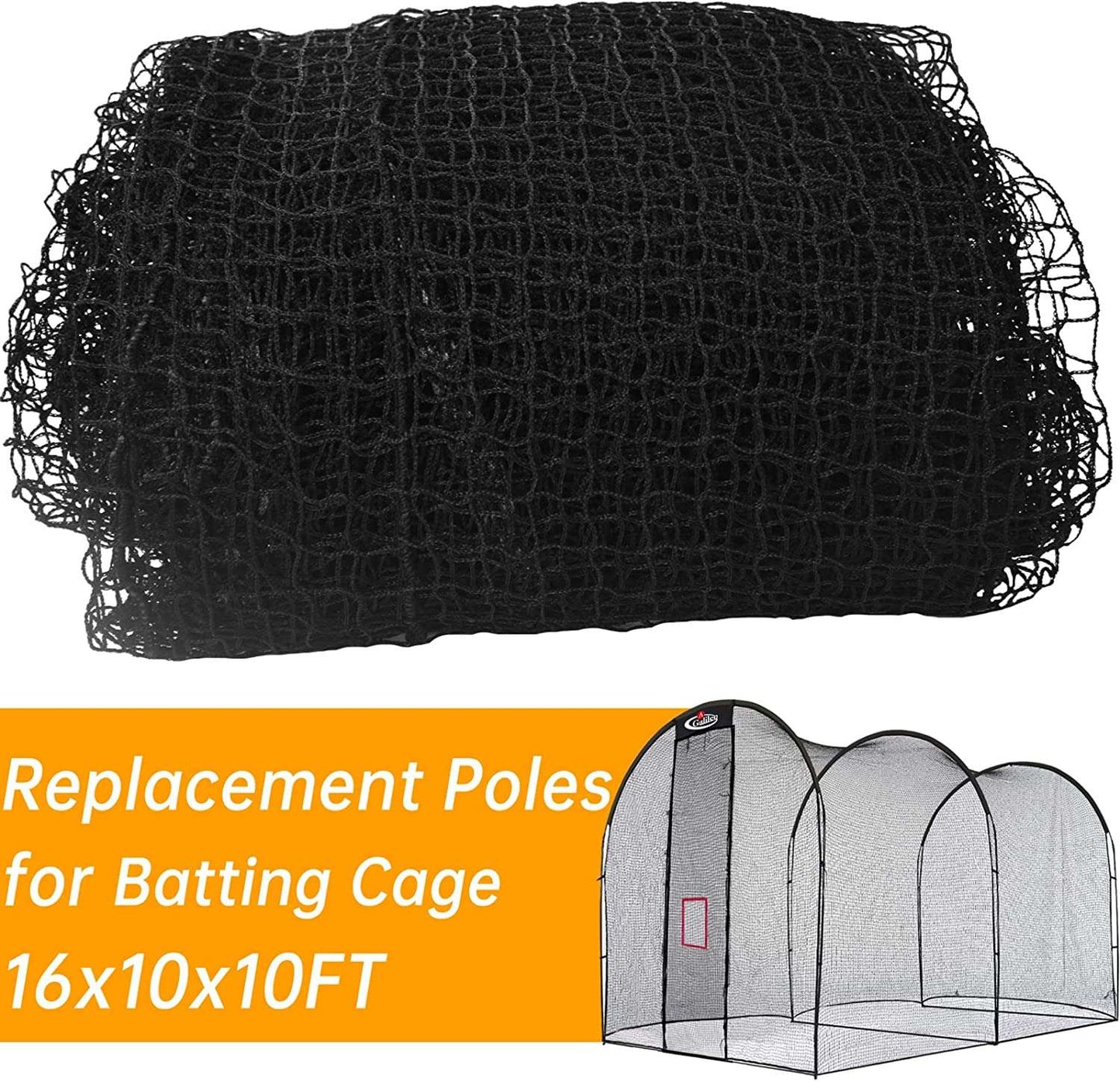 Kapler Batting Replacement Net 16x10x10ft