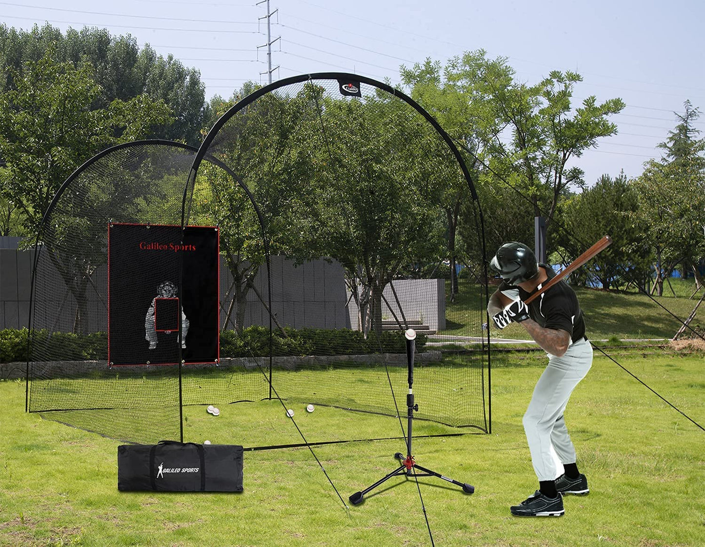 Kapler Baseball Batting Cage 13x10x10ft