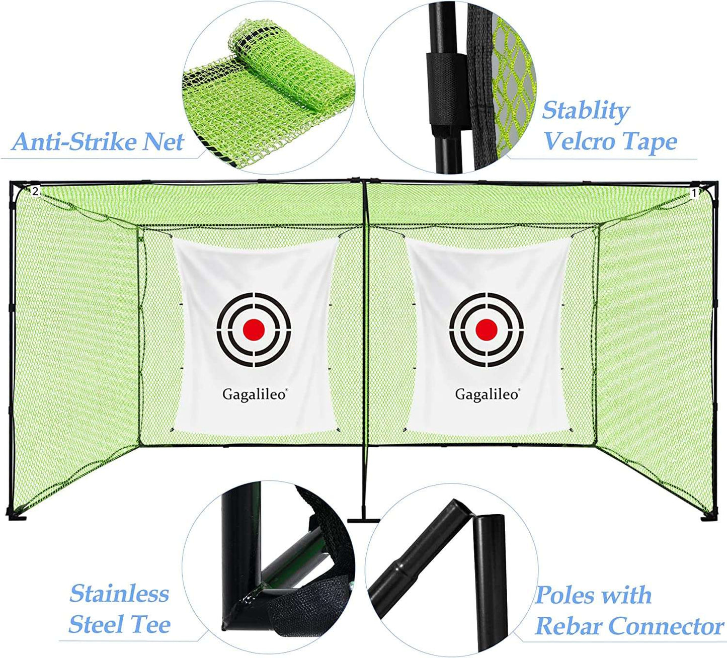 Kapler Swing Training Golf Cage 14x7X7ft