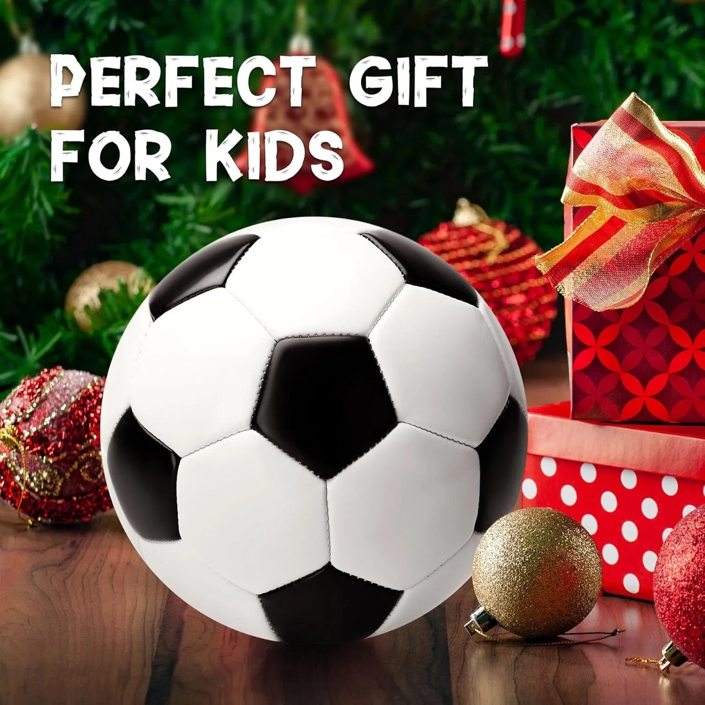 Soccer Ball Size 3/4/5 with Pump & Bag - Pack of 1, 2 or 3 - Official Size & Weight - Classic Black & White - Indoor Outdoor Use - Durable & Long-Lasting - Ideal Gift for Toddler, Kids, Youth & Adults - Kapler Sports