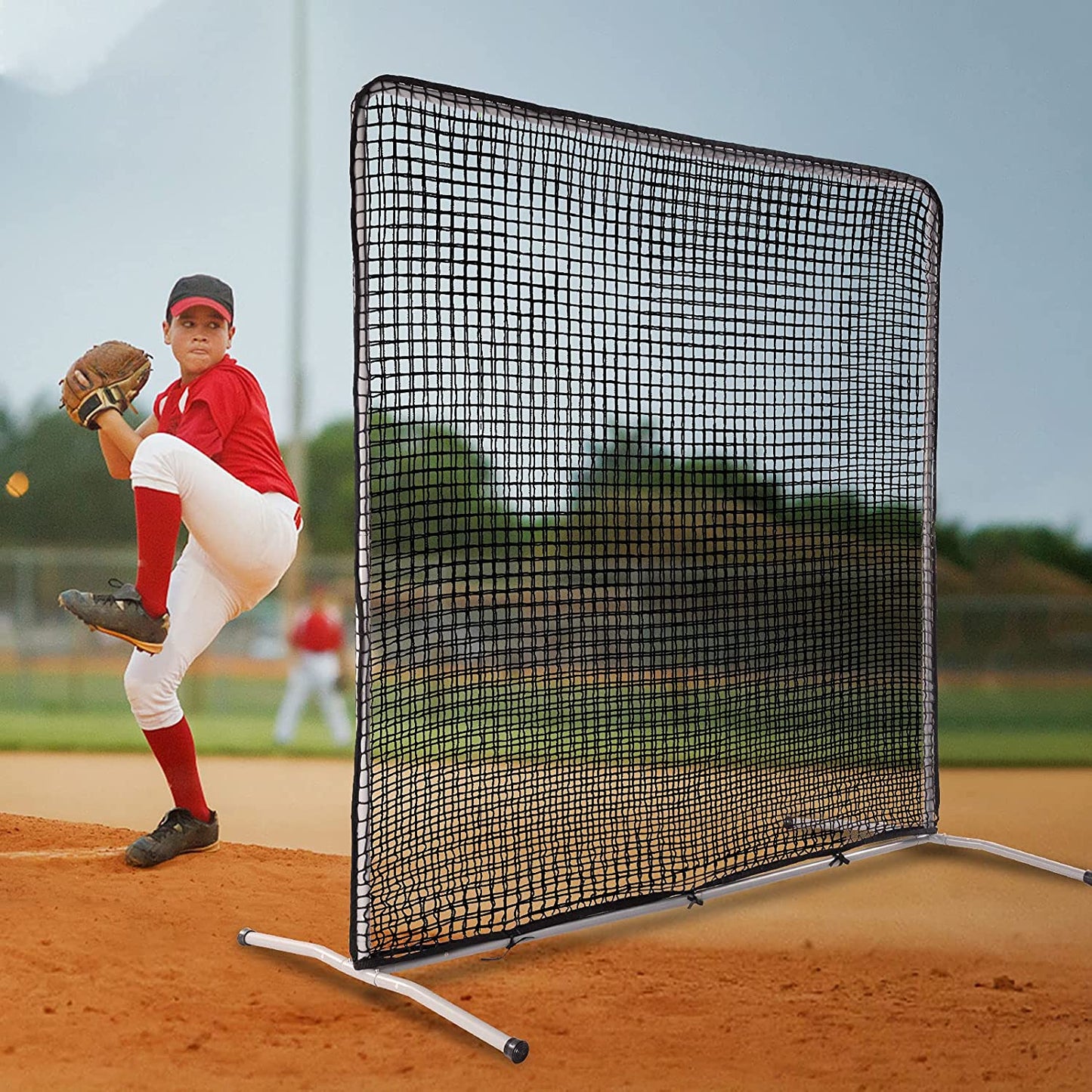 7x7Baseball Screen Pitching Protective Net/ Softball Pitching Screen