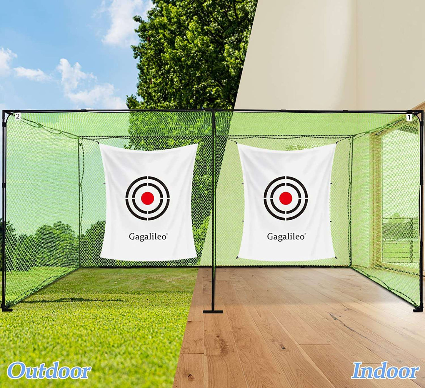 Kapler Swing Training Golf Cage 14x7X7ft