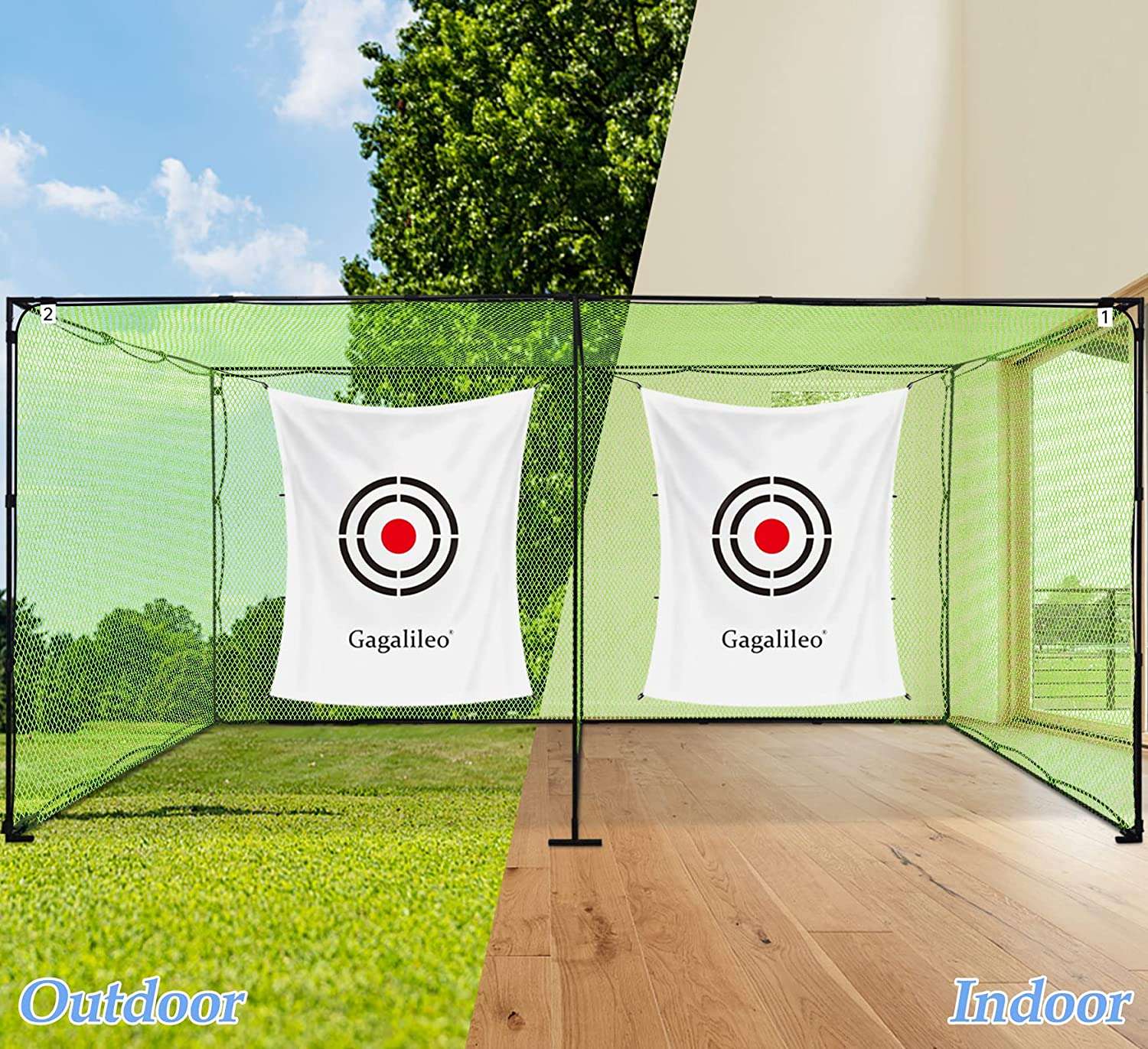 Kapler Swing Training Golf Cage 14x7X7ft