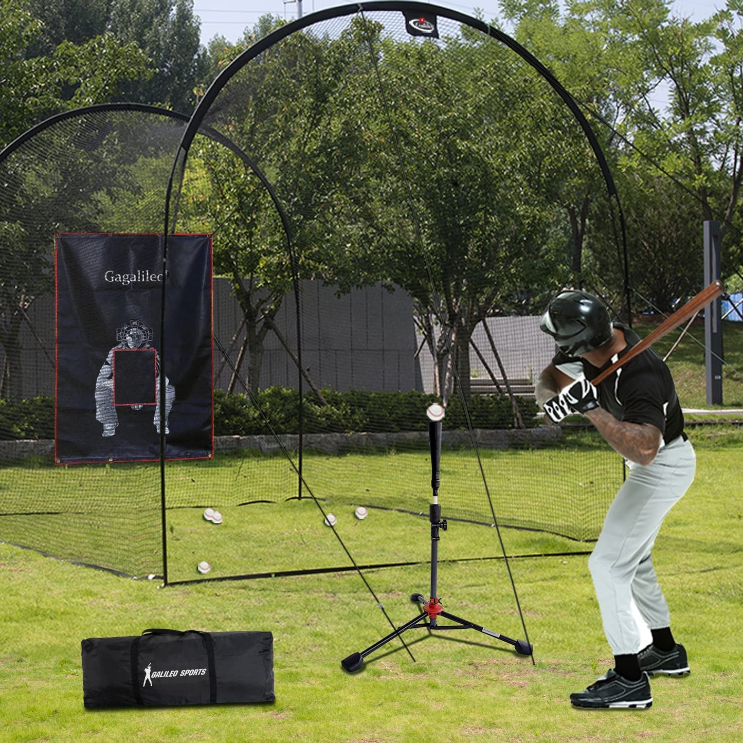 Kapler Softball Backstop Viny Target 5X6ft