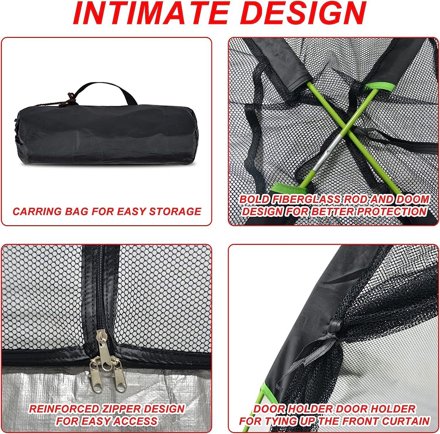 Kapler 10x8 FT Pond Cover Net vegetable plot Cover Net with Storage Bag - Kapler Sports