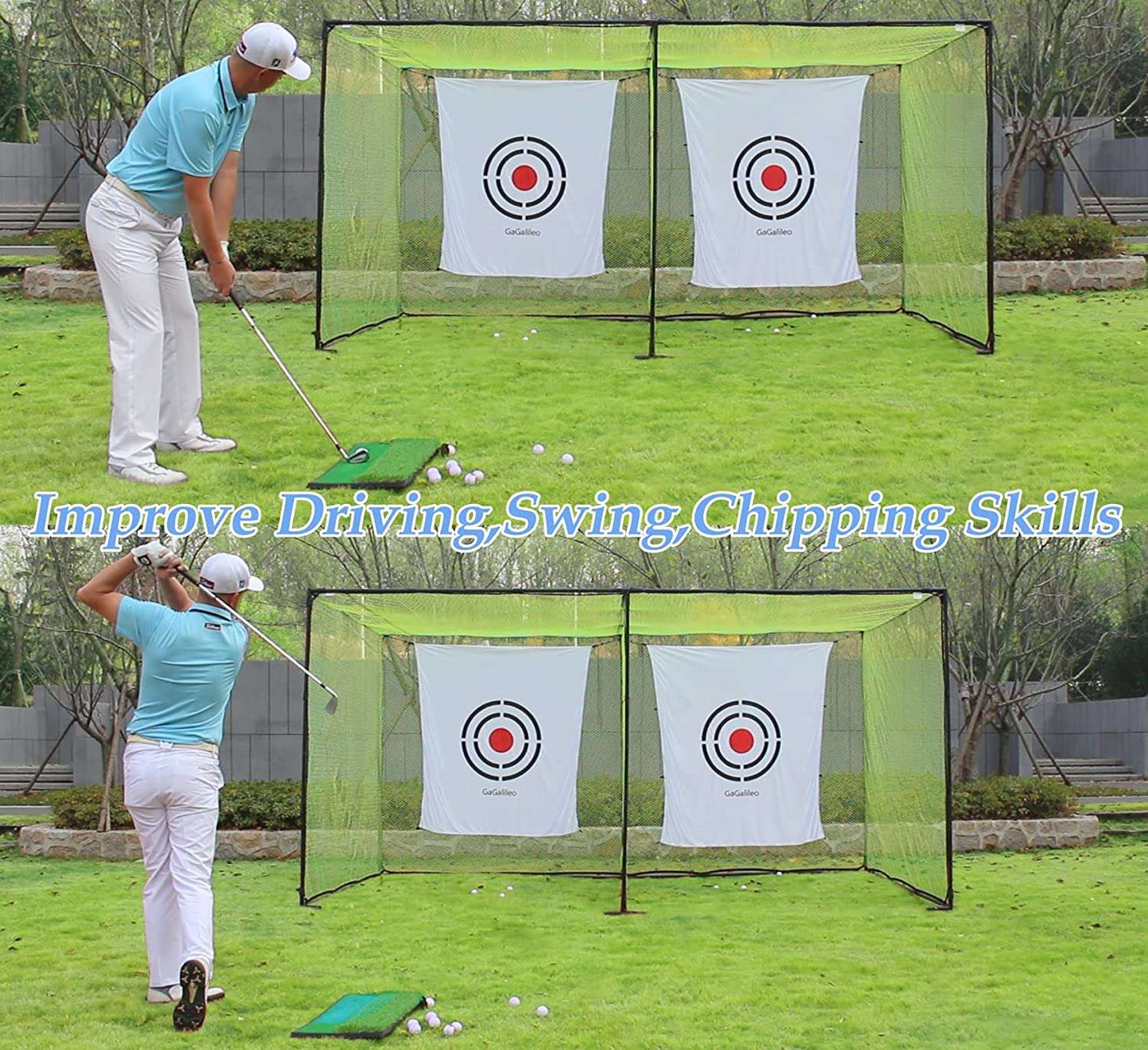Kapler Swing Training Golf Cage 14x7X7ft