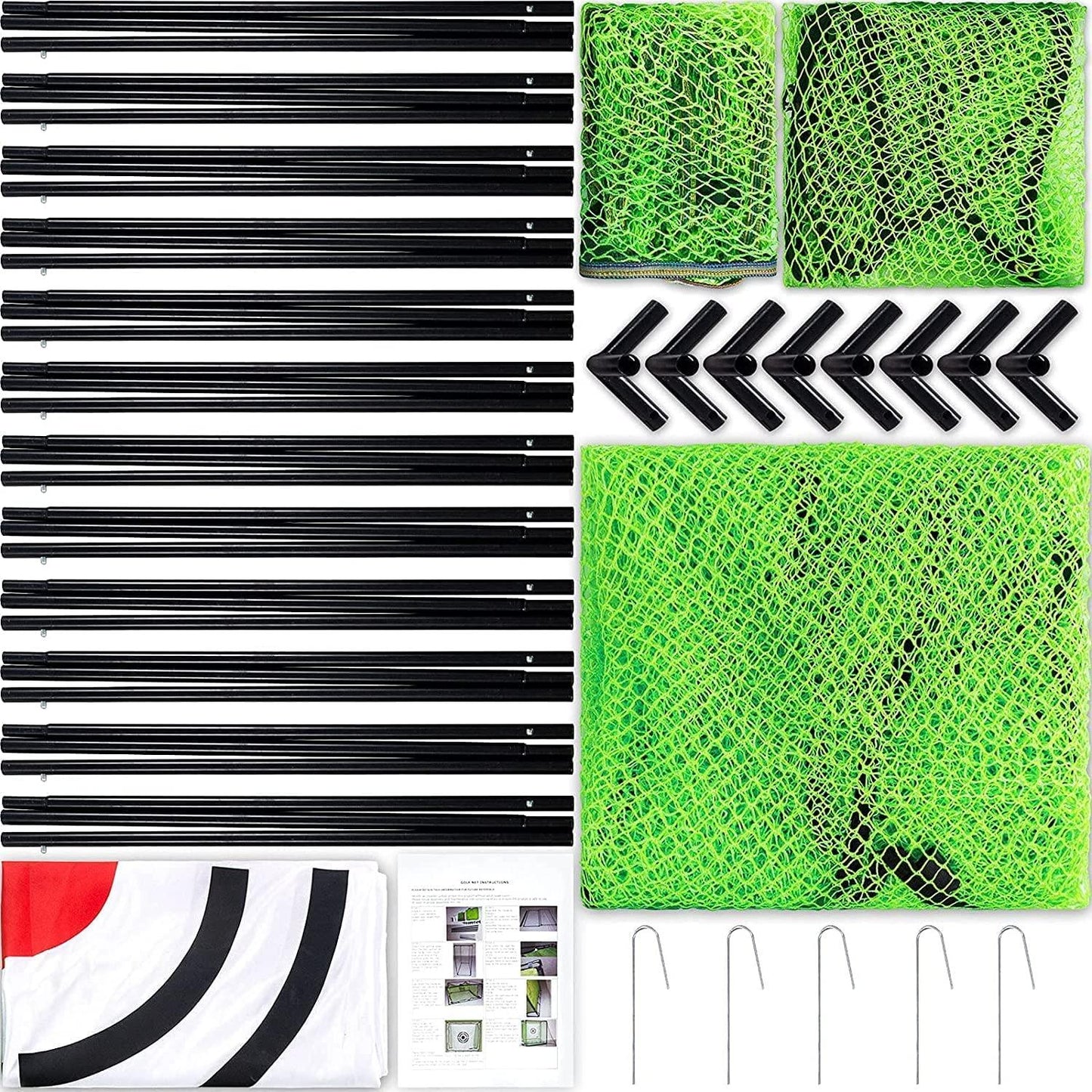 Golf net practice cage, Golf practice nets, Golf batting cage, Practice net, with target - Kapler Sports