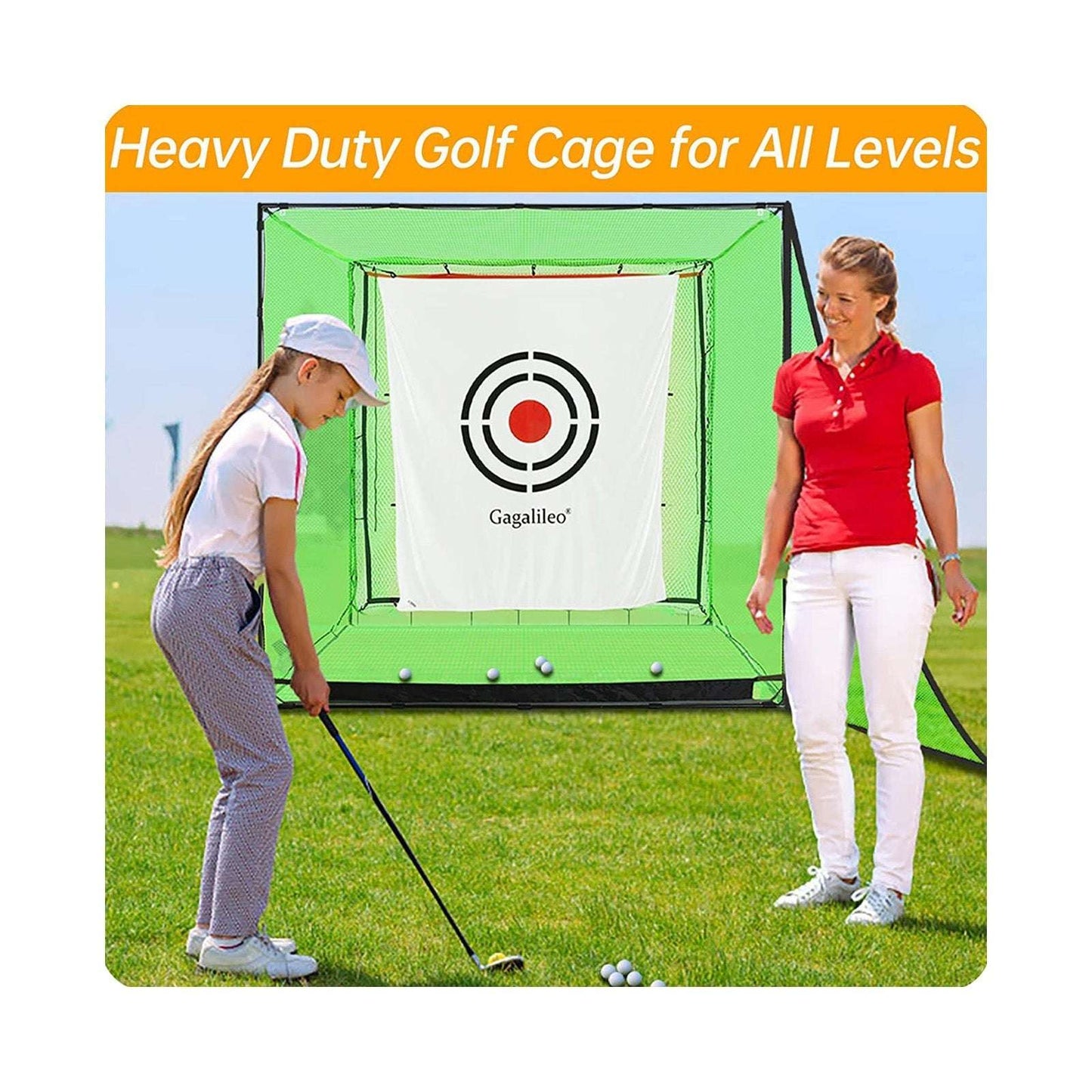 Kapler Golf Hitting Backyard Cage 7X7x7ft