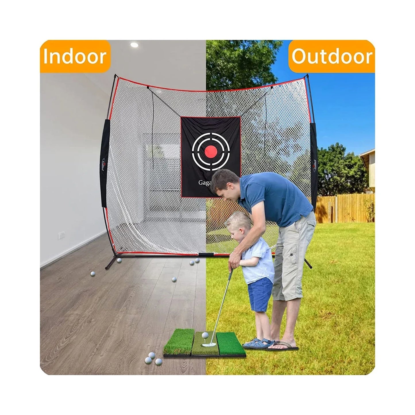 Kapler Backyard portable Net 7X7 - Kapler Sports