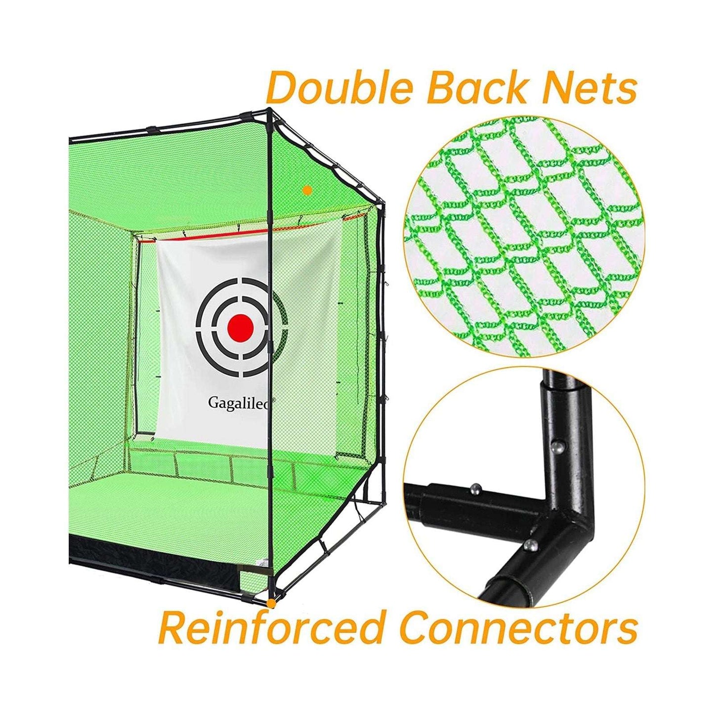 Kapler Golf Hitting Backyard Cage 7X7x7ft