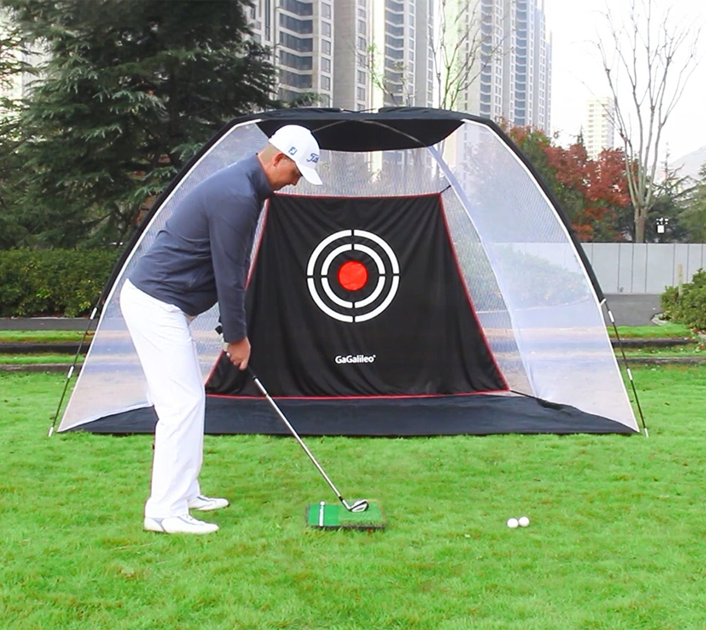 Kapler Sports Golf Hitting Mats Golf Turf Putting Grass Mat Golf Training Practice Turf with Tee Equipment | 12''x24''