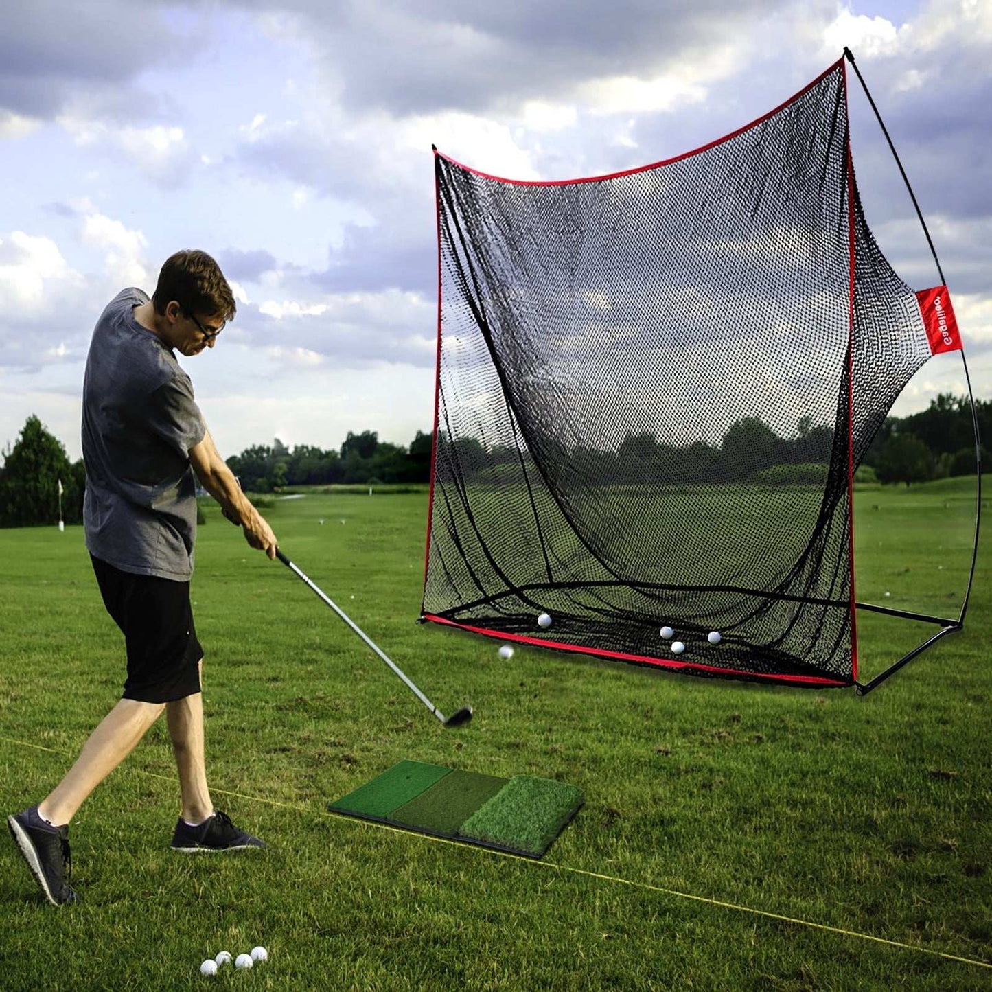 Kapler Portable Hitting Nets 10x7ft