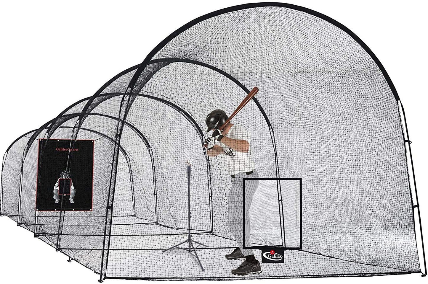 Kapler Batting Cage Baseball Net 44X12X10ft