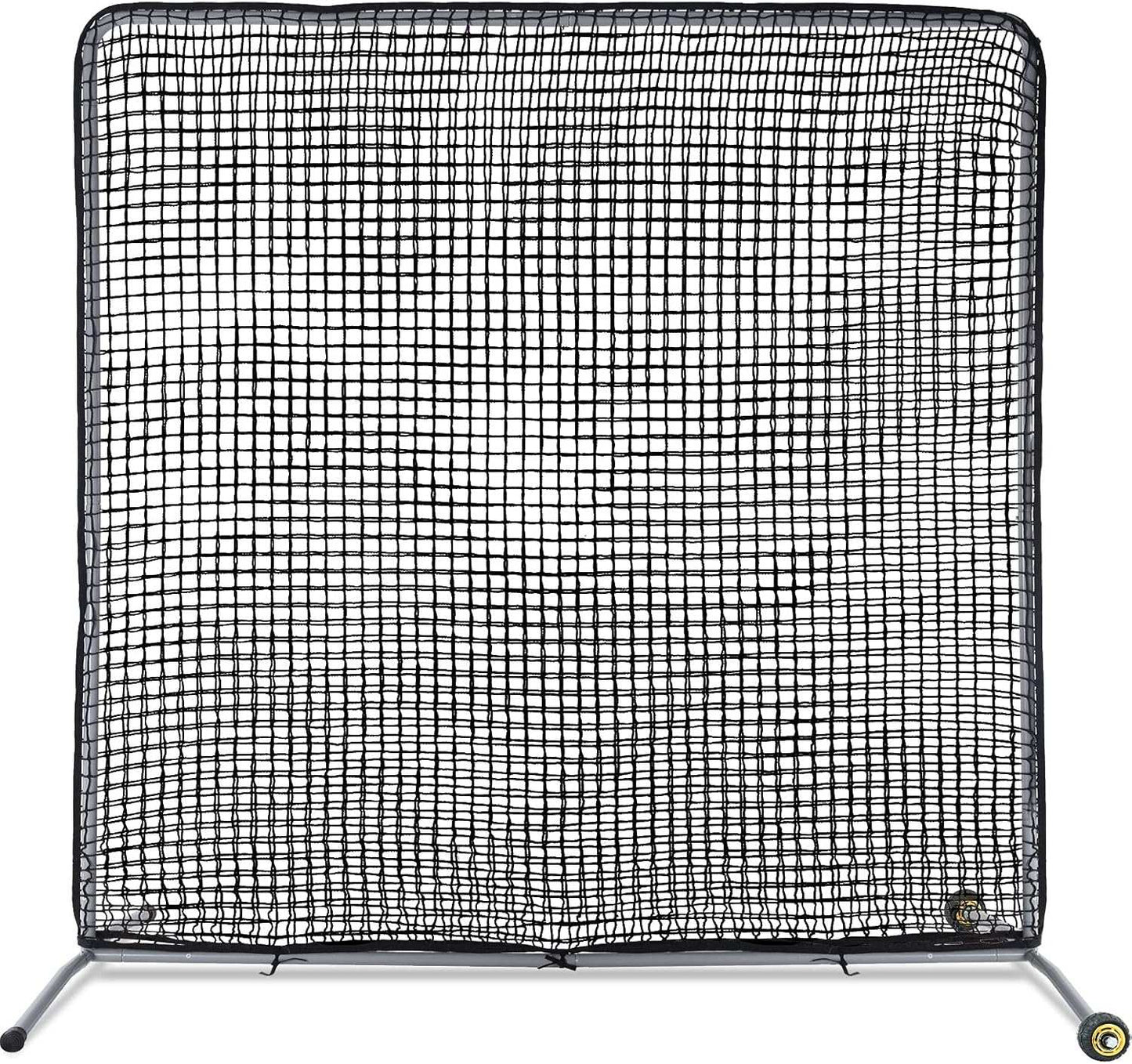 Kapler Baseball Pitching Screen Protective Net with Wheels 7x7Ft