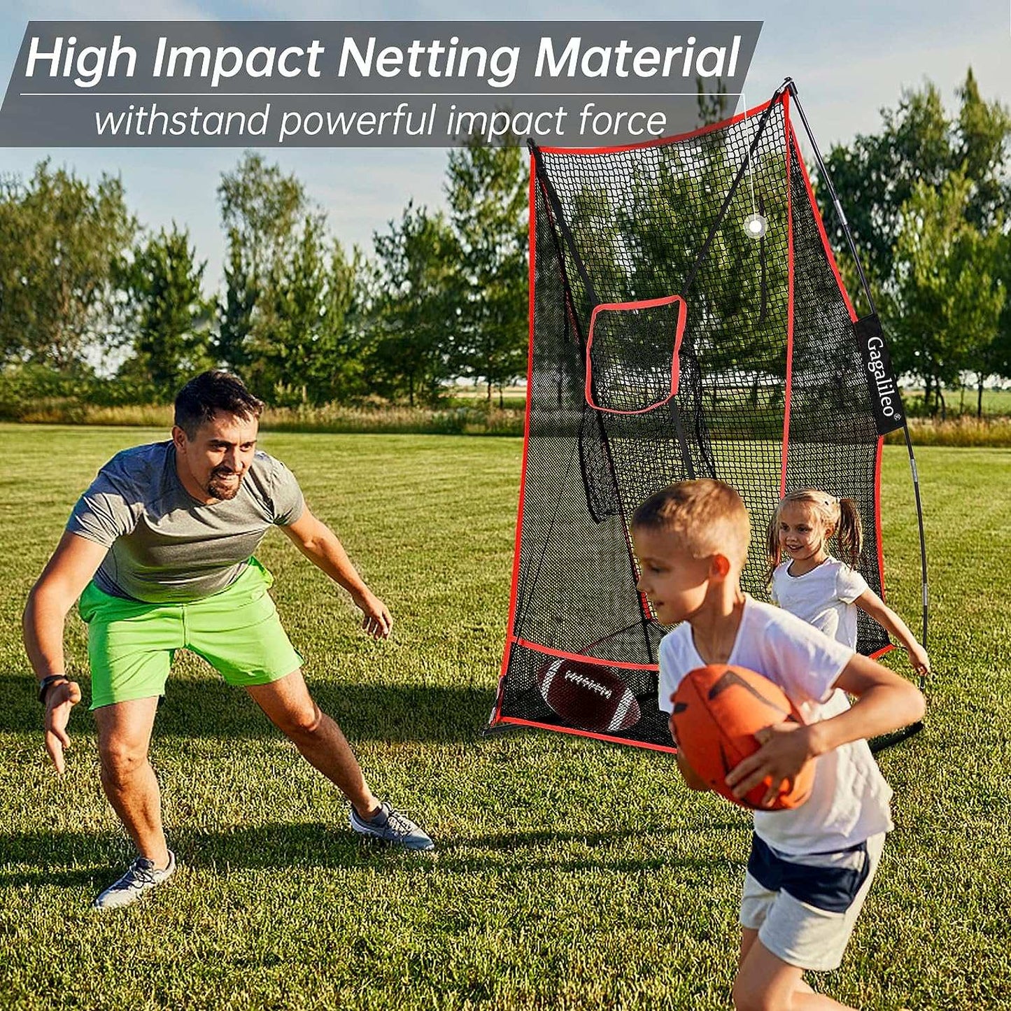 Kapler Football Throwing Net 6x3ft