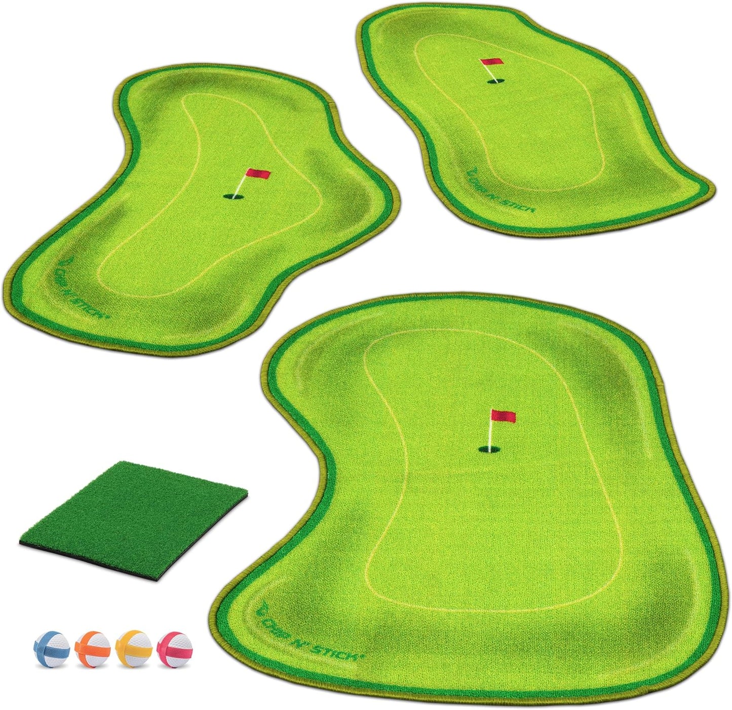 Chip N' Stick Golf C Sticky Ball Chipping Game for Indoor/Outdoor Play