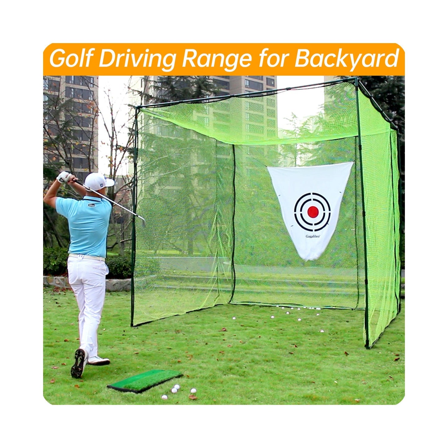 Kapler Golf Practice Cage 10X10X10ft