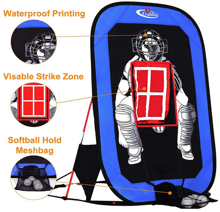 Kapler Baseball Pop-Up Practice Net 4.5x 4 x 3