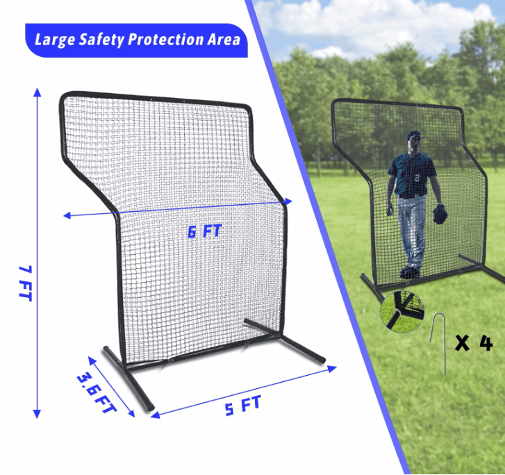Kapler Z-Shaped Pitching Protection Screen