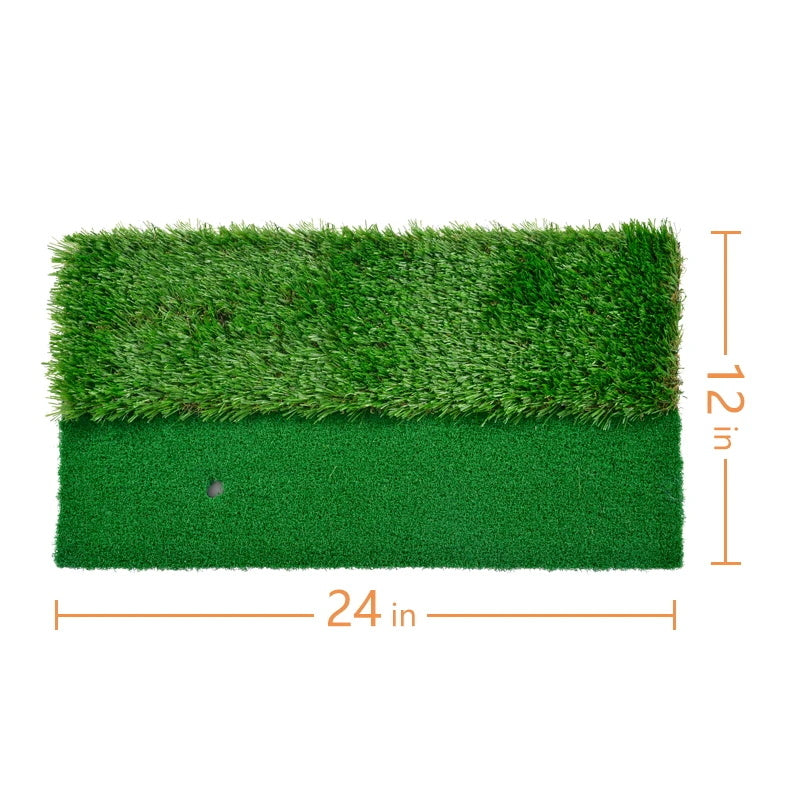 24inx12in Golf Hitting Turf Grass Mats / EVA Turf with Tee Equipment