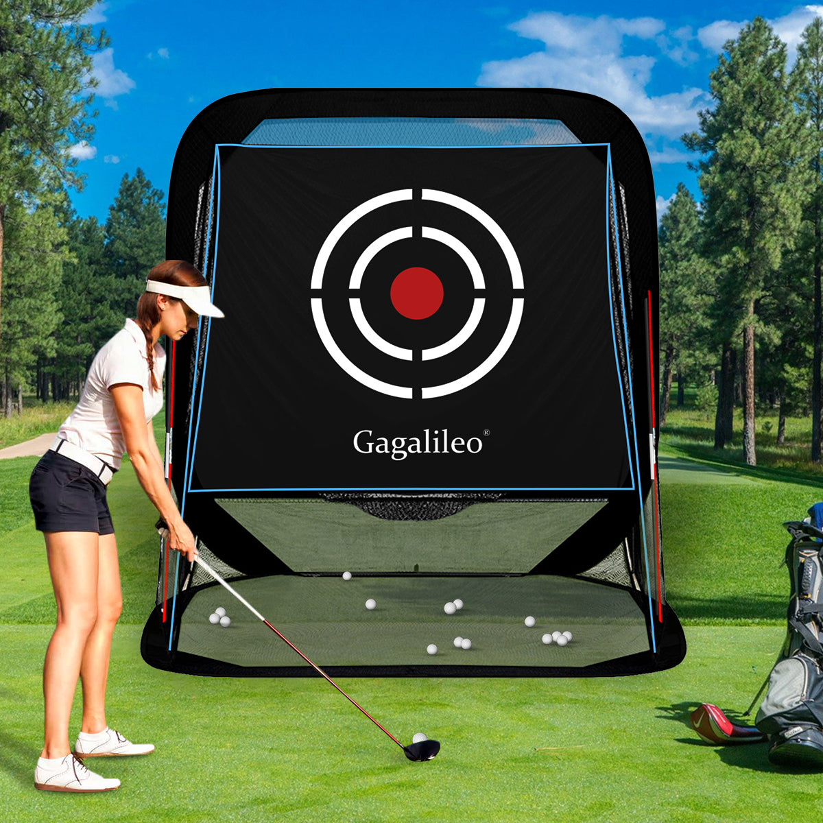 Kapler Portable Pop-Up Driving Net 8X7X7