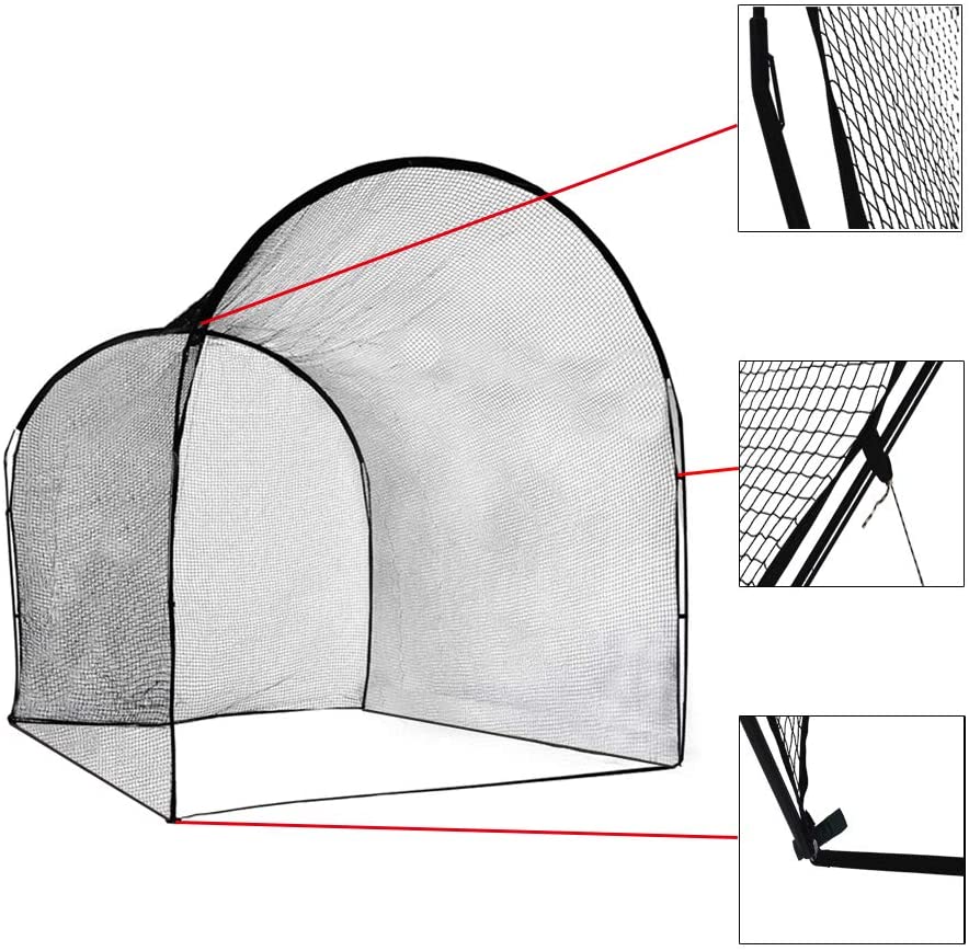 Kapler Baseball Batting Cage 13x10x10ft