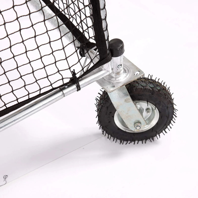 Baseball Softball Batting Cage with Wheels Rolling, Portable to Move| 16.4'X10'X8' | Kapler Sports-JP