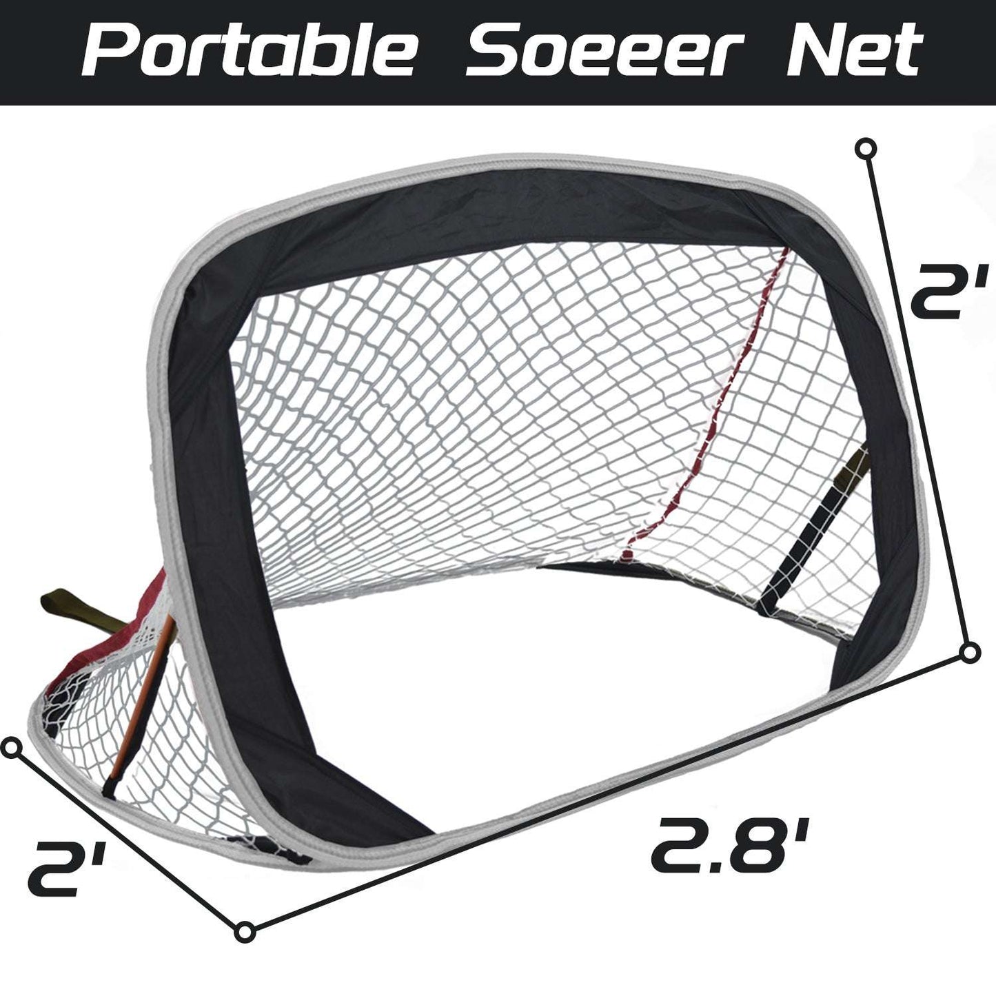 Kapler Soccer Goal 2X3X2