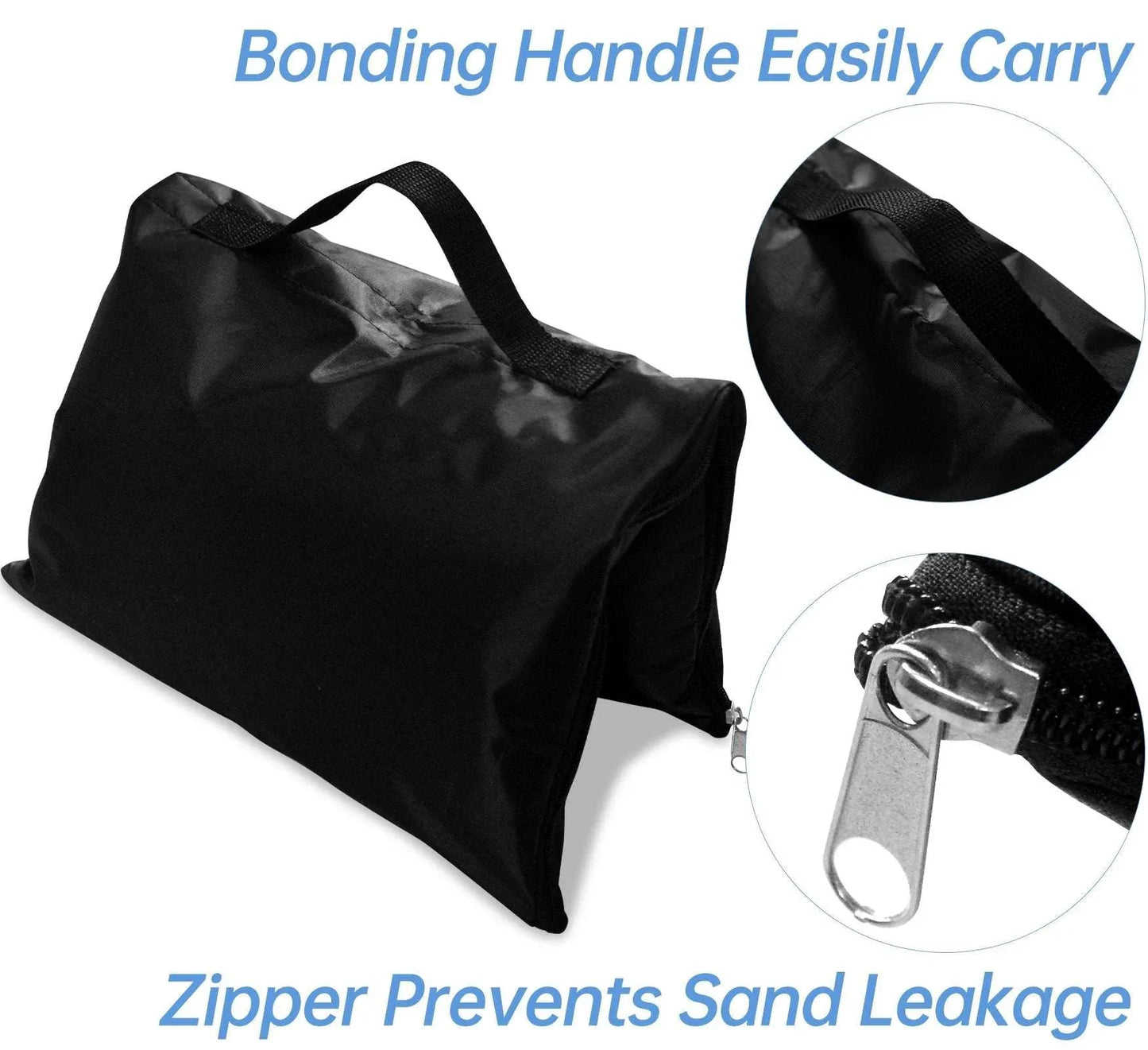 Kapler net sandbag, weight-stable sandbag, weight-stable, can hold up to 12 pounds, Lacrosse,Badminton and Baseball Net goal (includes sand, not included) - Kapler Sports