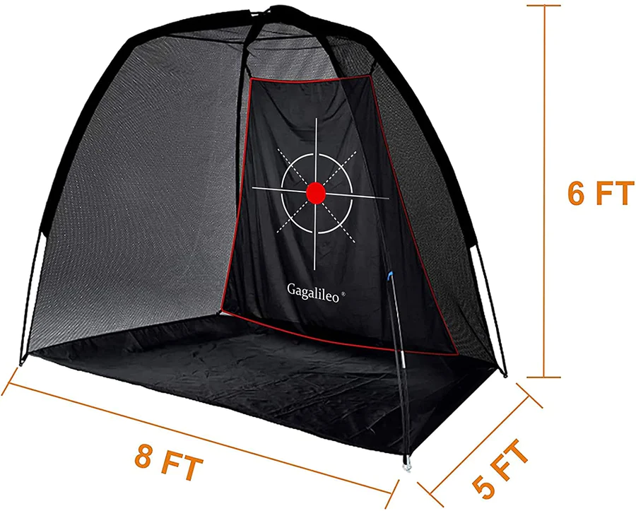 Kapler Portable Golf Net for Hitting Driving Golf Practice Nets 8x6FT
