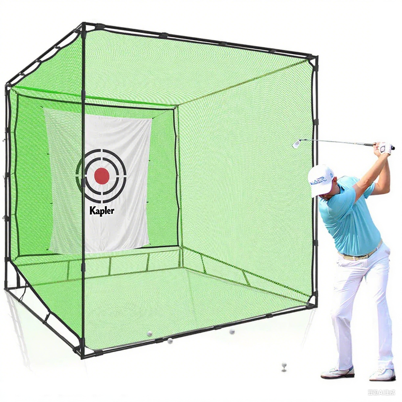 Kapler Golf Hitting Cage 8x8x8ft