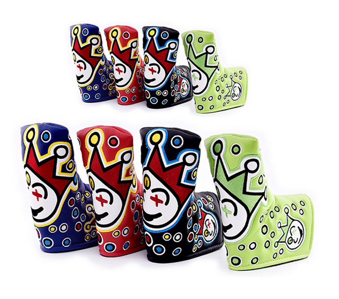 Funny Clowns Pattern Golf Putter Head Cover