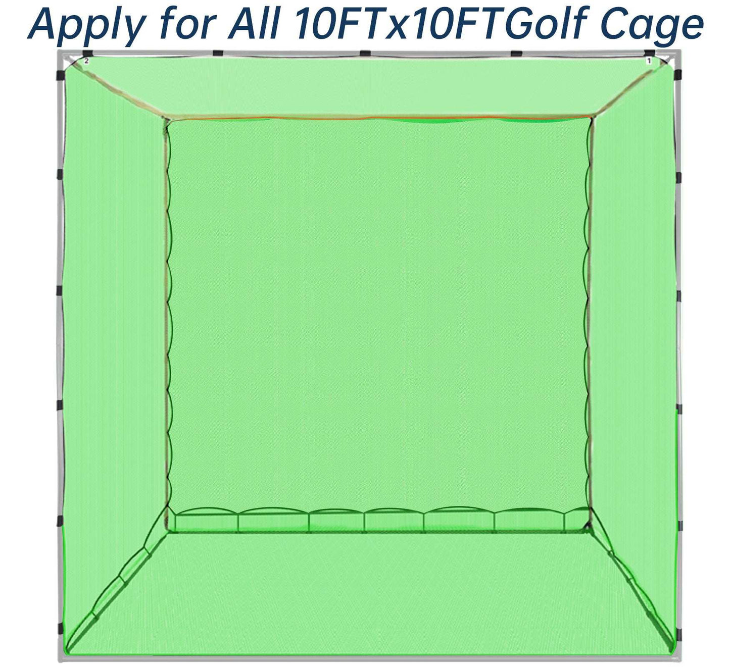 Kapler replacement Practice Golf Cage 10x10x10ft