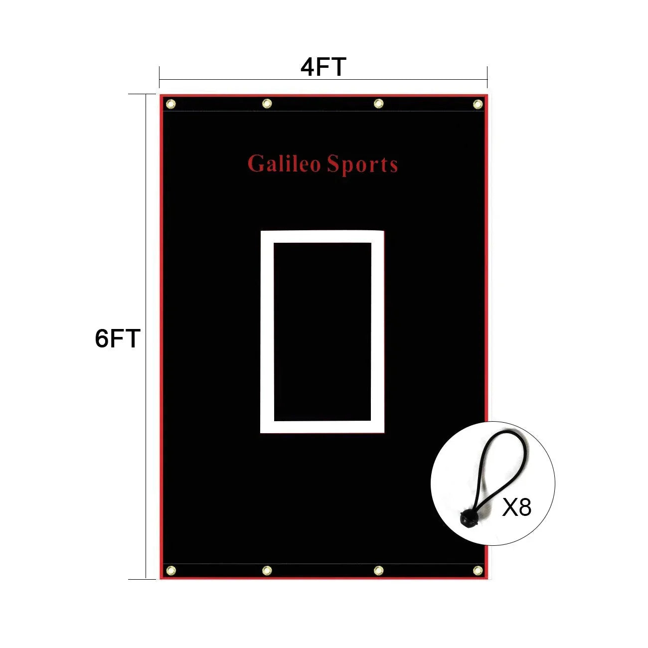 Kapler Softball Pitching Target 4X6ft - Kapler Sports