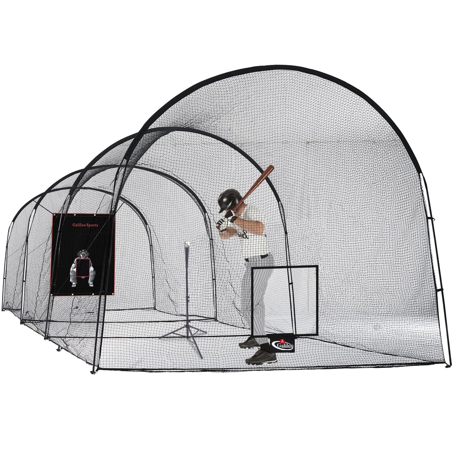 Kapler Baseball Practice Cage 33X12X10ft