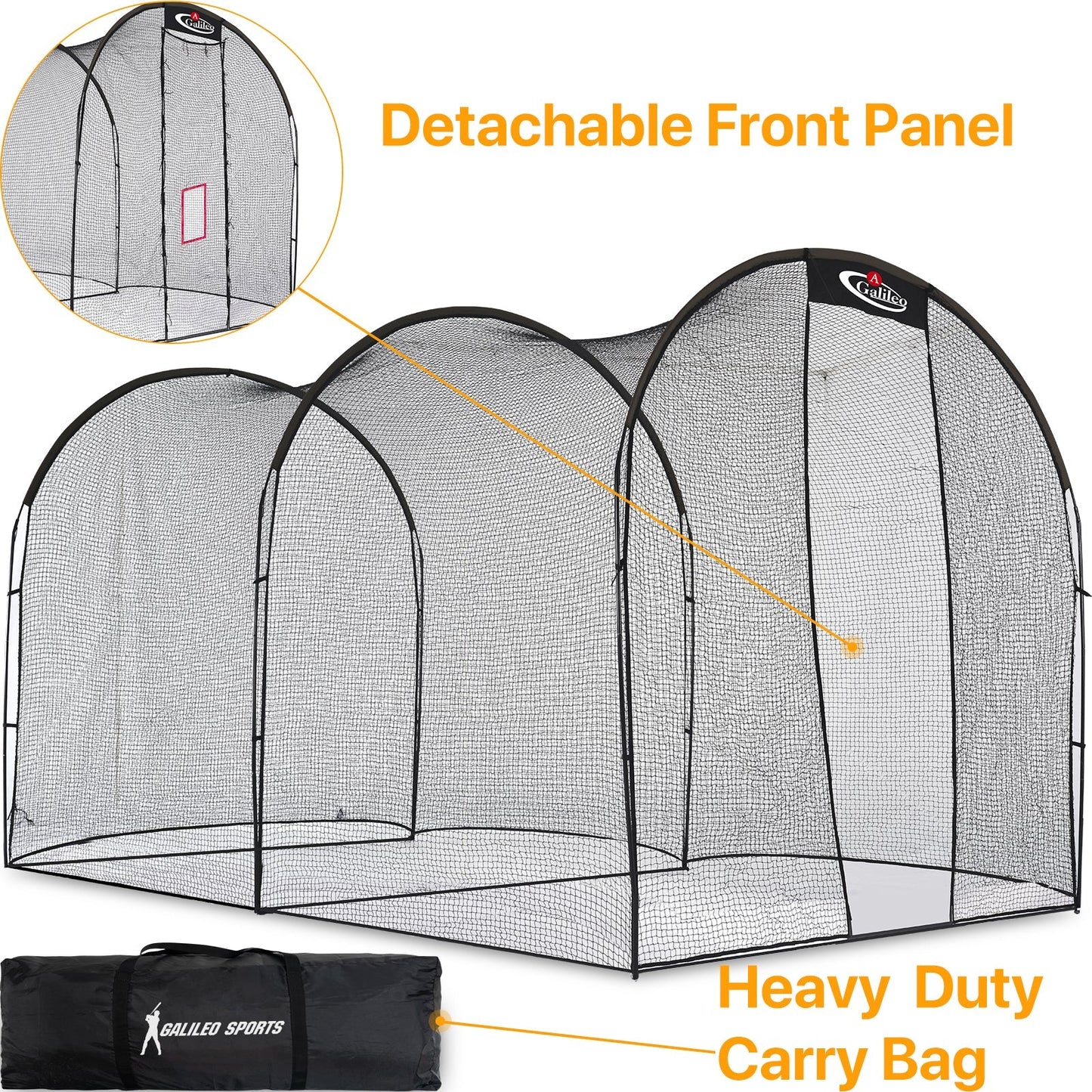 Kapler Sports Baseball Cage 16X10X10ft
