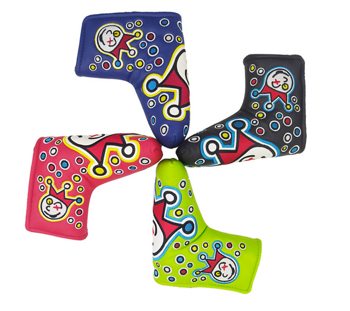 Funny Clowns Pattern Golf Putter Head Cover