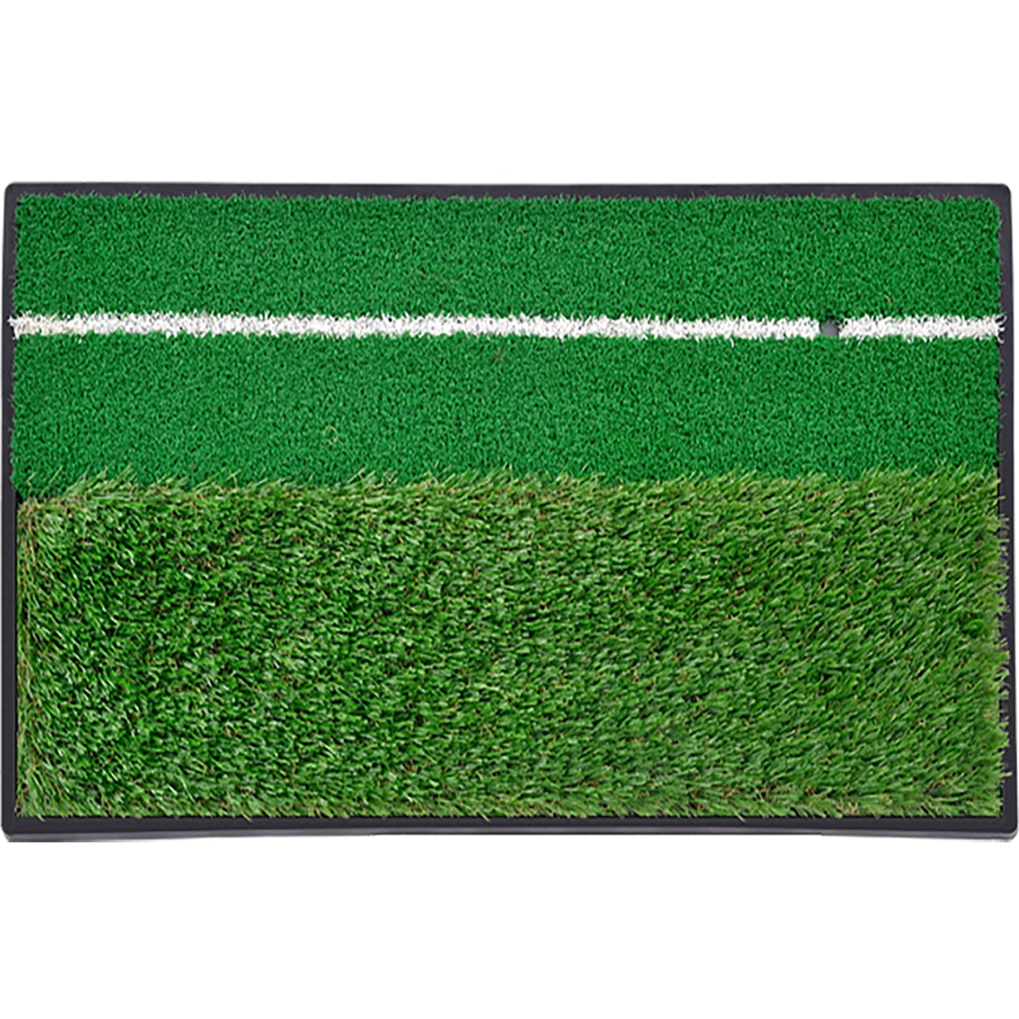 Kapler Sports Golf Hitting Mats Golf Turf Putting Grass Mat Golf Training Practice Turf with Tee Equipment | 12''x24''
