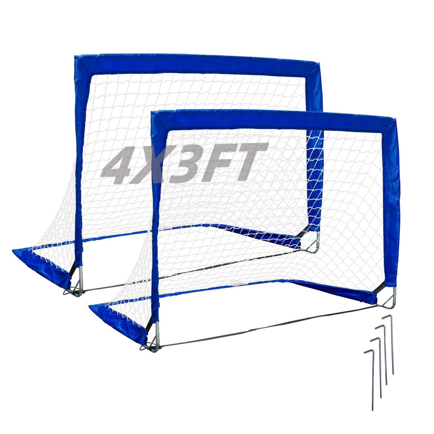 Kapler Portable Soccer Goals for Kids 4 x 3 ft